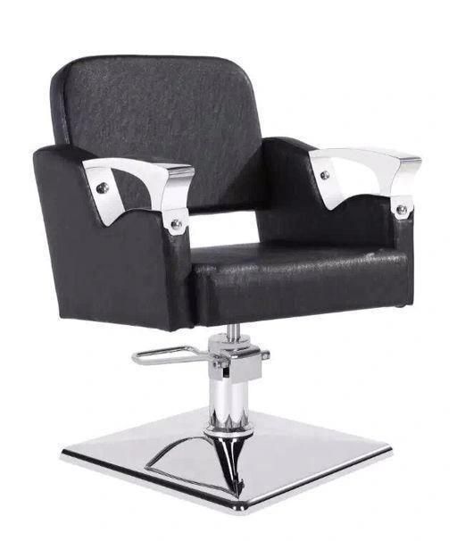 Hl-1146 Salon Barber Chair for Man or Woman with Stainless Steel Armrest and Aluminum Pedal