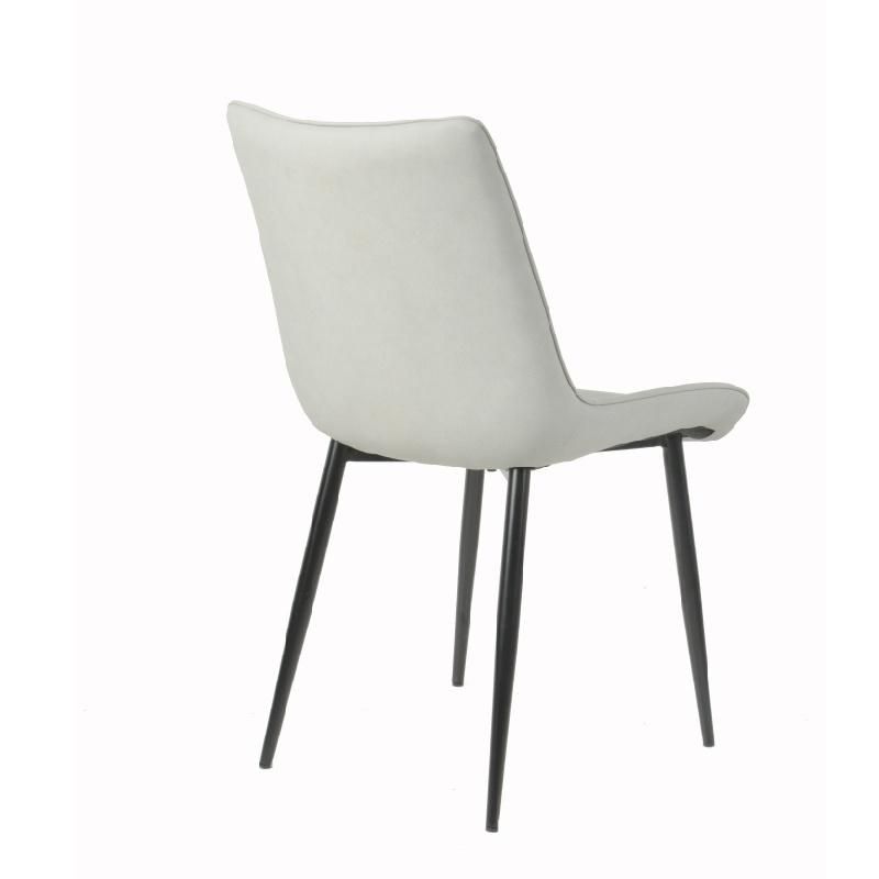 Modern Design Home Hotel Dining Room Furniture Metal Leg Dining Chair Velvet Fabric Dining Chair Leisure Coffee Chair