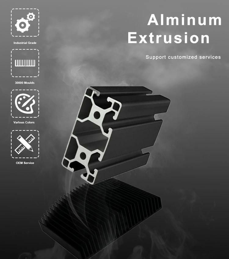 Cabinet Handle Aluminium Extrusion Profile Customized Size and Color