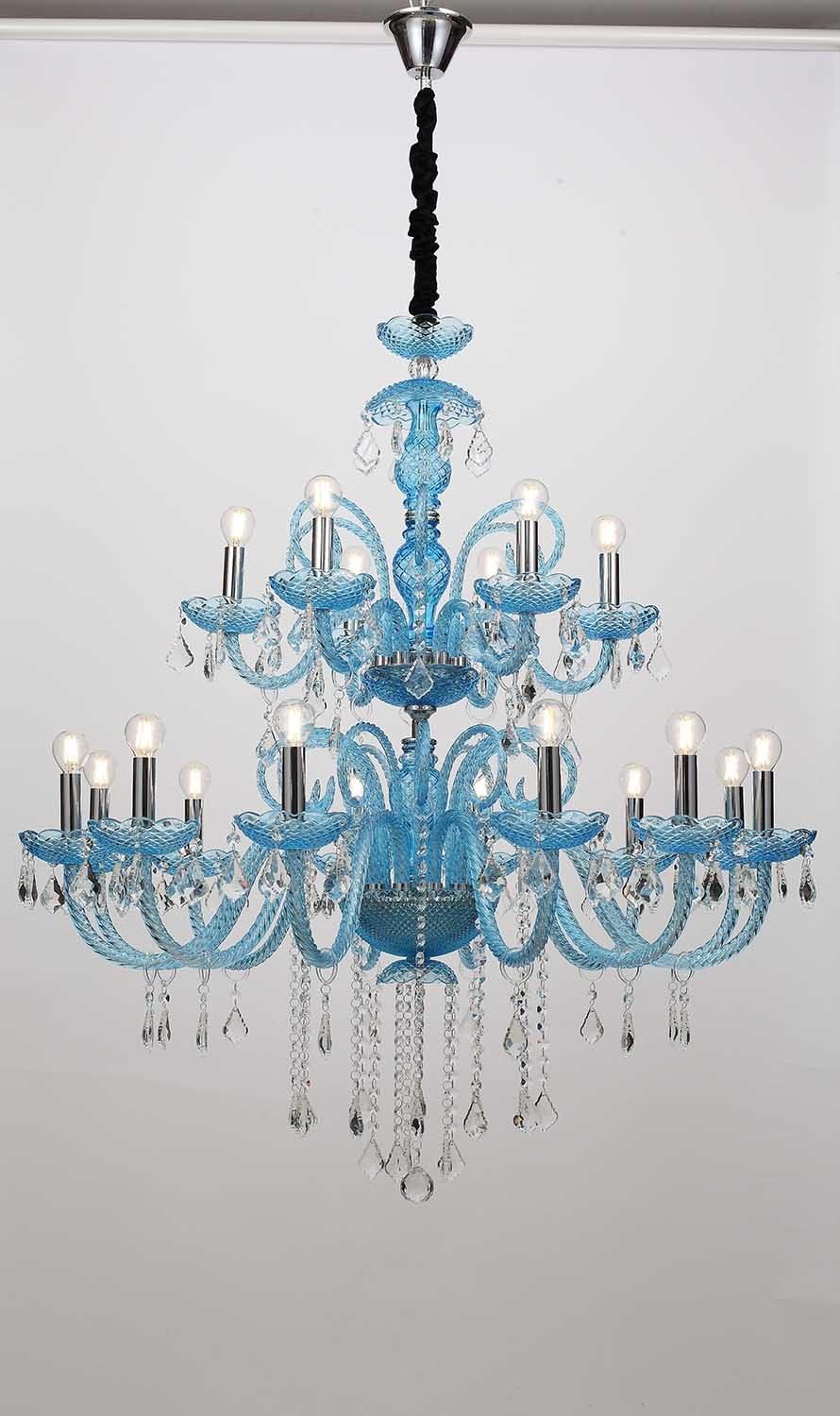 Modern Classic Large Luxury Double Layer Vintage for Home Lighting Furniture Decorate Indoor Living Room Custom-Colour Crystal Chandelier Factory Supply