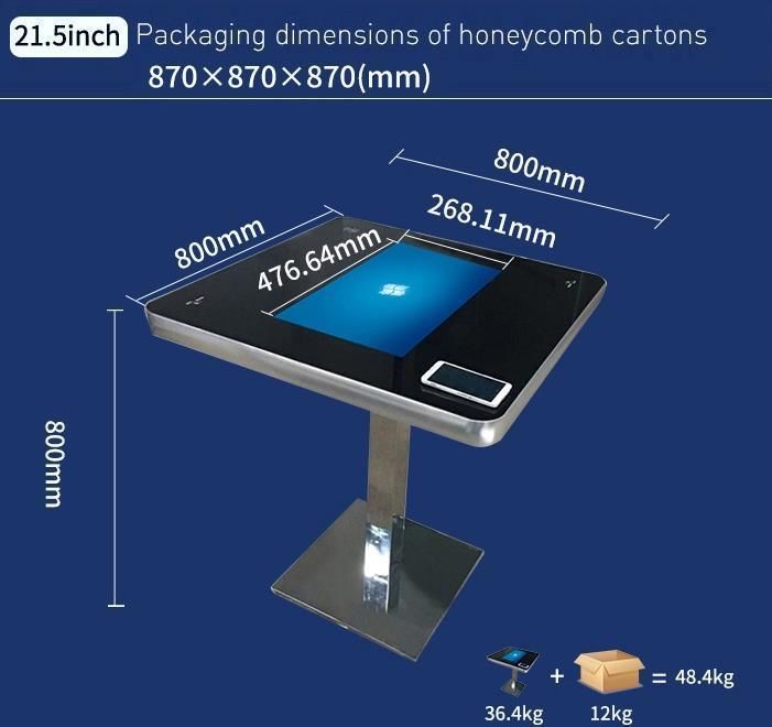 Multi Touch Screen Coffee Table with 5mm Tempered Glass
