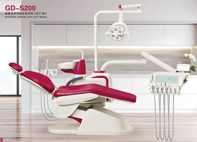 High Quality Best Dental Chair with Competitive Prices with Glass Cuspidor or Ceramics Spittion