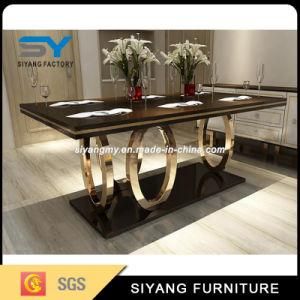 Stainless Steel Furniture Restaurant Table Dining Table Set Dining Table