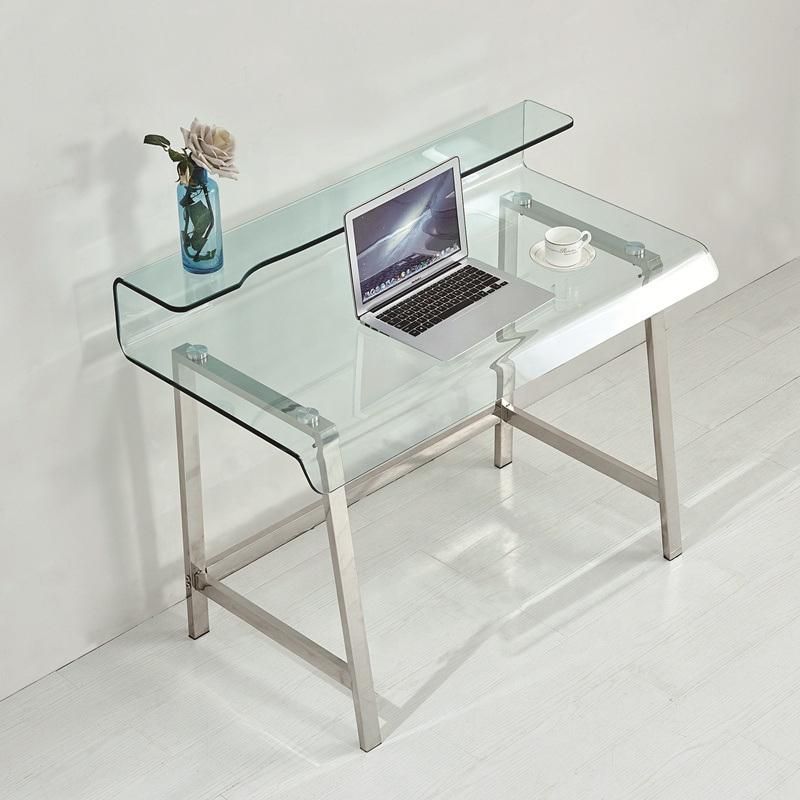 Moder Home Office Furniture Glass Computer Table