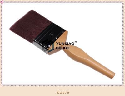 Wooden Handle Paint Brush with Pet