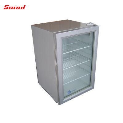 Noiseless Glass Door Absorption Mini Bar Refrigerator Display Showcase