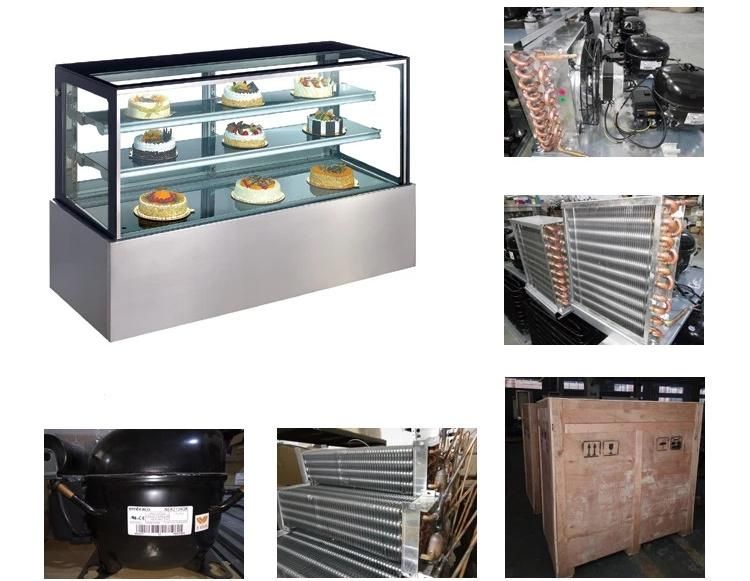 1500mm 400L Marble SS304 Base High Quality Cake Cooler Showcase