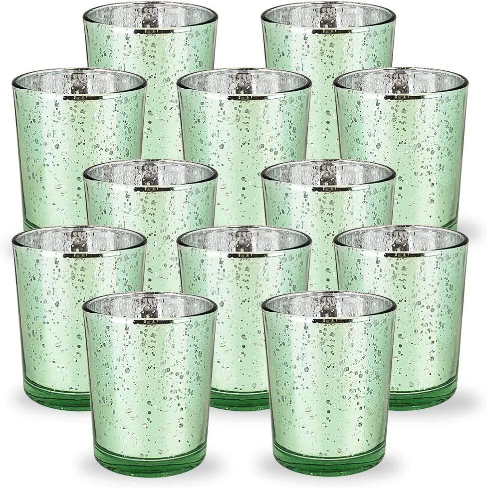 Home Decoration Glassware Gift Electroplated Glass Candle Jar Candle Holder