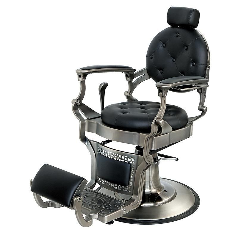 Hl-9257 Salon Barber Chair for Man or Woman with Stainless Steel Armrest and Aluminum Pedal