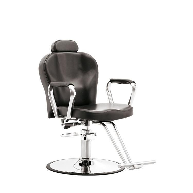 Hl-1191 Salon Barber Chair for Man or Woman with Stainless Steel Armrest and Aluminum Pedal