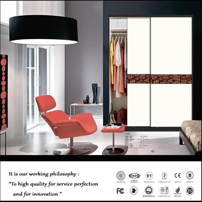 Modern High Glossy UV Sliding Doors Wardrobe