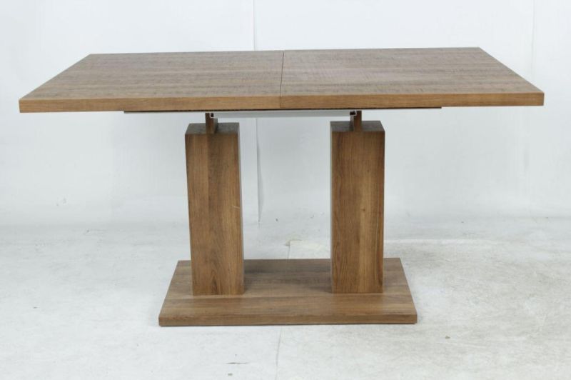 High Quality Home Restaurant Office Furniture Table Sets Modern Extendable MDF Wooden Dining Table