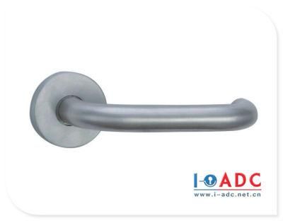 Stainless Steel Glass Door Pull Handle with Lock