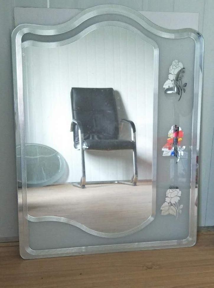Aluminum Silver 4/5mm Glass Bathroom Mirrors for decoration