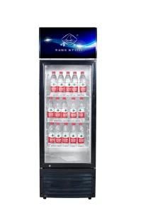 218L Commerical Upright Glass Door Display Refrigerator Showcase