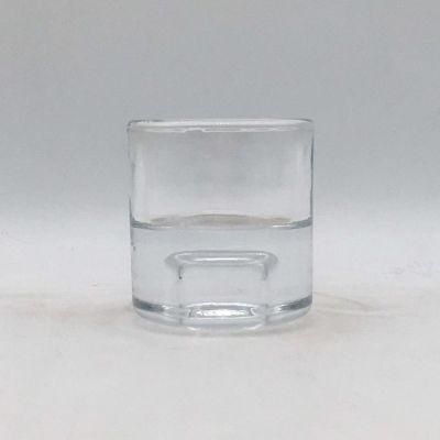 Transparent Glass Candle Holder for Festival Celebration and Decoration
