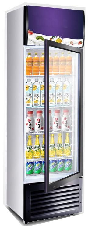 218 Commerical Upright Glass Door Display Refrigerator Showcase