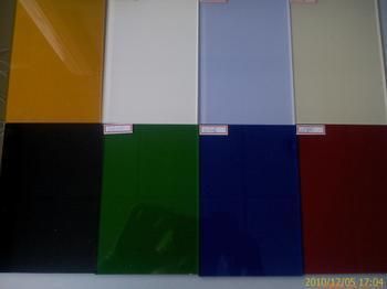 Color Printed Tempered Shelves Glass