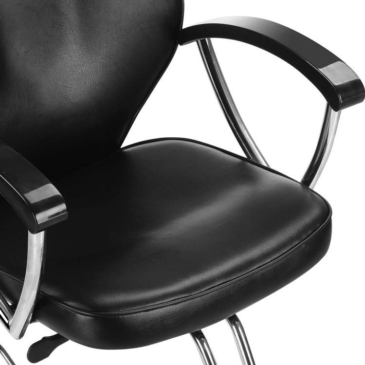 Hl-1161 Salon Barber Chair for Man or Woman with Stainless Steel Armrest and Aluminum Pedal