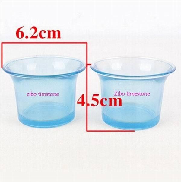 Wholesale Ocean Style Blue Color Candle Holder Glass