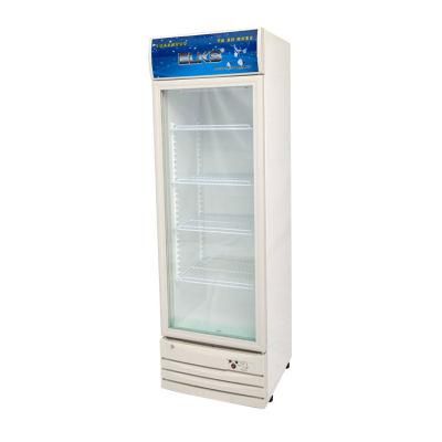 Commercial Fruit Display Refrigerator Upright Refrigerated Drinking Showcase Lsc-368