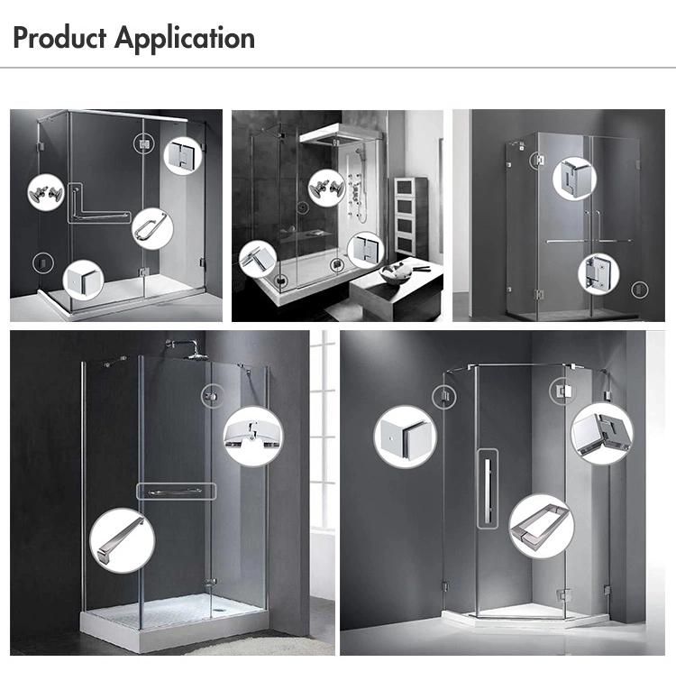 Furniture Casement Handle Stainless Steel Door Hardware for Glass Shower Room (pH-046)