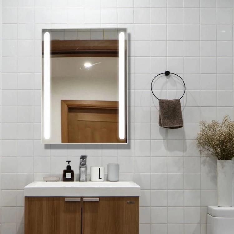 Custom Modern Fashion Hotel Bathroom Vanity LED Mirror