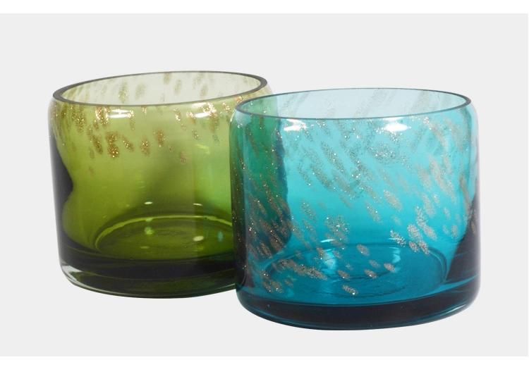 Empty Glass Candle Jar Home Glass Candle Jar Candle Holder for Home Decoration