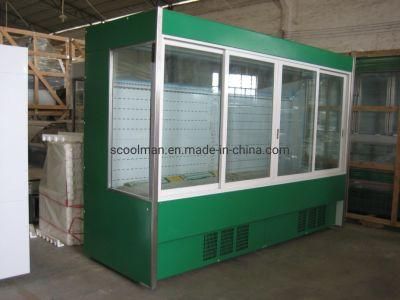 Glass Door Vertical Showcase Refrigerator / Freezer for Whosesales