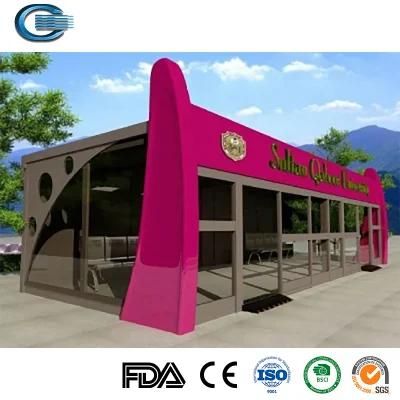 Huasheng China Advertising Bus Stop Shelter Manufacturing Aluminum Alloy Profile Bus Stop Shelter with LED Advertising Light Box Bus Stop