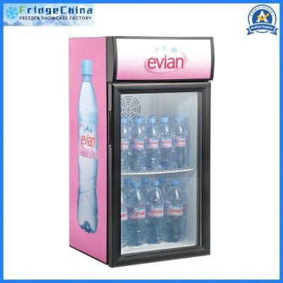 Commercial Glass Door Display Branding Refrigerator Showcase