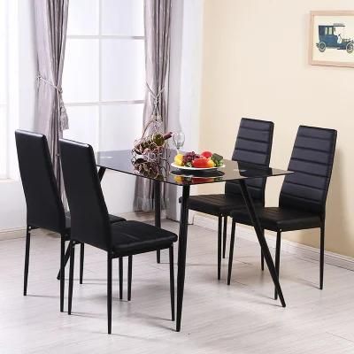 High Quality Restaurant Hotel Glass Tops Dining Chair Table