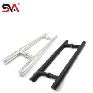 Sva-174K Factory Price H-Shape SS304 Shower Sliding Tempered Glass Bathroom Door Handle