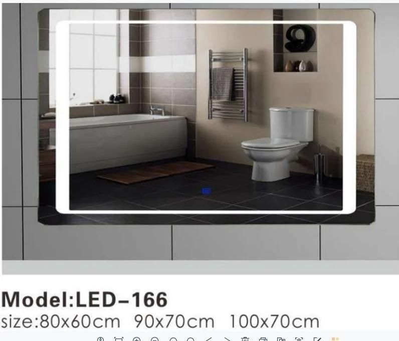 120cm Big Size LED Wall Sensor Fogless Smart Bathroom Mirror