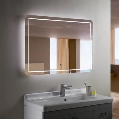 LED Smart Makeup Mirror with Light for Wall Hanging LED Bathroom Luminous Bluetooth Defogging Mirror 0674