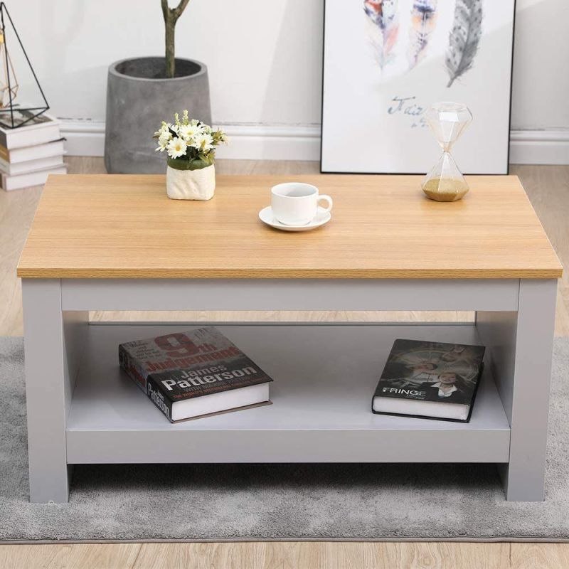 Luxury Small Wooden Center Coffee Table