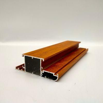 Aluminum Alloy Wood Grain Doors and Windows Profile