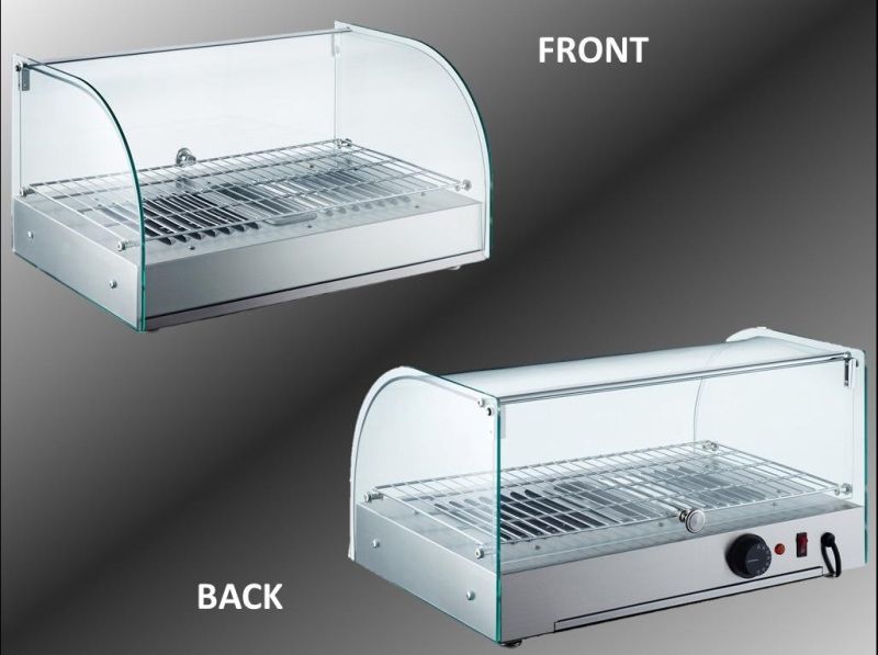 Glass-Hot-Case-Food-Display-Warmers-Showcase