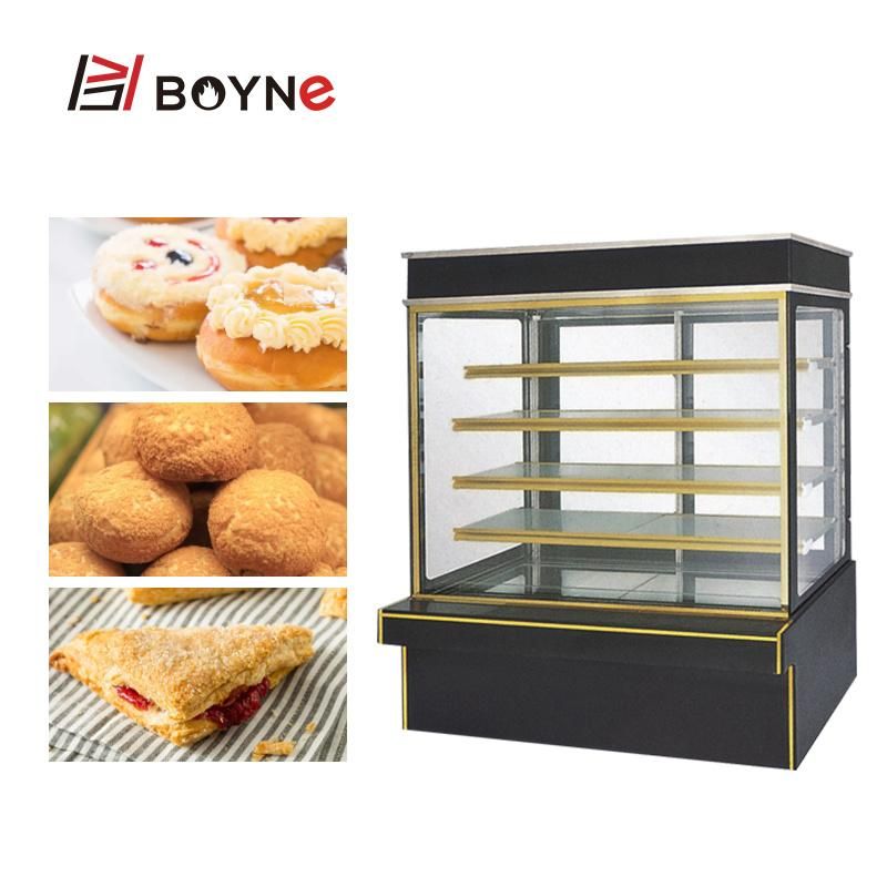 Commercial Fan Cooling Five Layer Vertical Bakery Cake Display Showcase