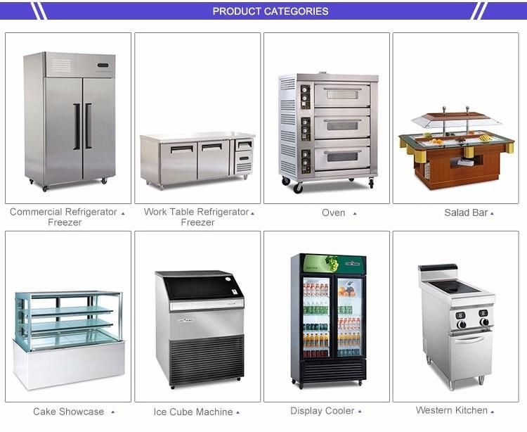 Salad Bar Worktable with Refrigeration Cabinet, Pizza Pre Worktable Workbench