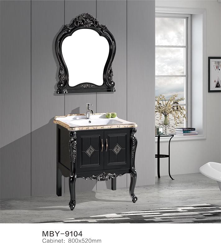 Fashion Design Bathroom Plastic Vanity Cabinet