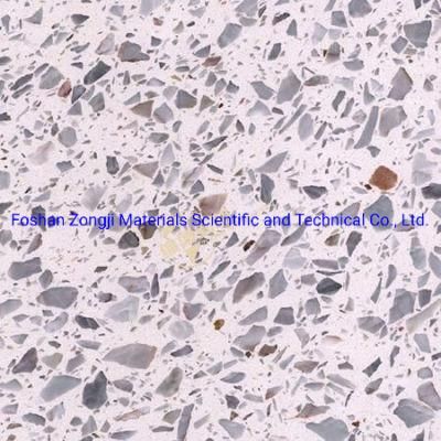 Artificial Inorganic Colorful Terrazzo Building Materials Grey Terrazzo for Wall &amp; Floor &amp; Countertop