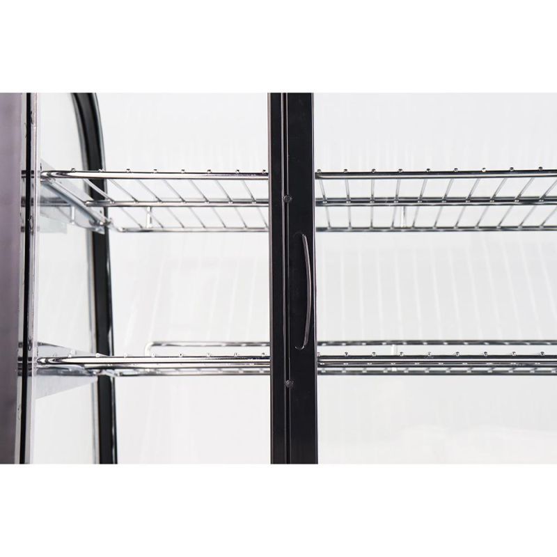 Three Layer Open Display Showcase Cooler Chiller Table Top Cake Showcase for Bakery