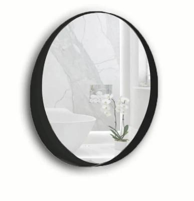 Black Deep Storage Framed Copper Free Glass Environmental Bath Mirror