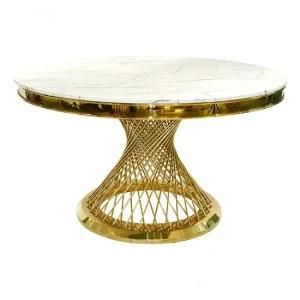 Round Stainless Steel Wedding Event Dining Table