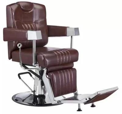 Hl-9307 Salon Barber Chair for Man or Woman with Stainless Steel Armrest and Aluminum Pedal