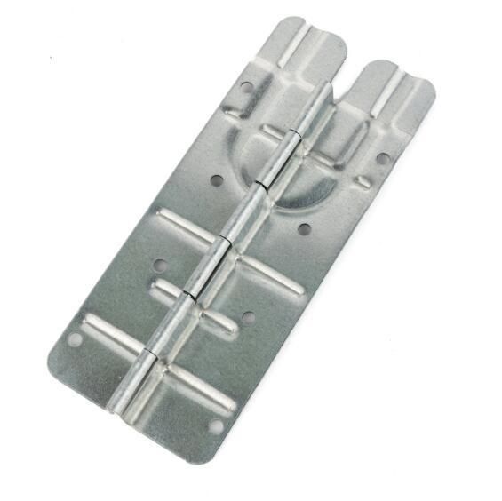 China Factory Standard 220 Length Sheet Metal Stamping Galvanized Steel Pallet Collar Hinges for Wooden Crate
