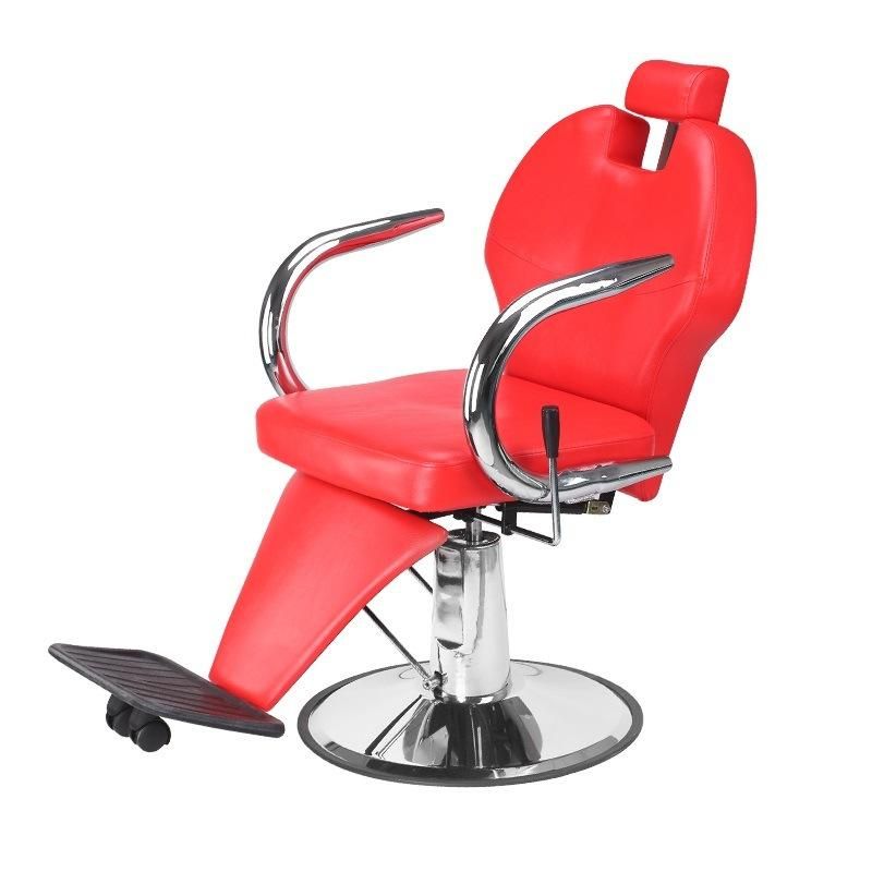 Hl-1162 Salon Barber Chair for Man or Woman with Stainless Steel Armrest and Aluminum Pedal