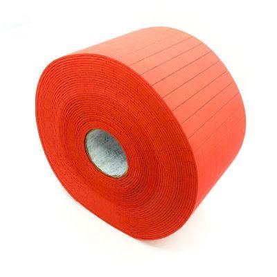 Glass Separator EVA Pads with Red PVC Rubber Cling Foam for Shipping on Rolls