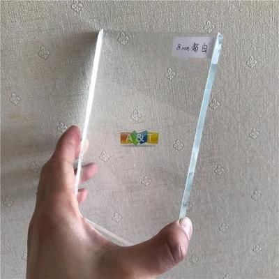 8mm Low Iron Glass Ultra Clear Glass/High Transmittance Glass for Building